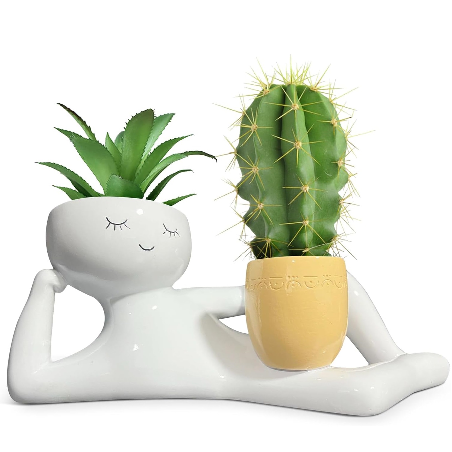 Plant Parenting - Уникальный кашпо «Ленивый малыш»: забавные горшки