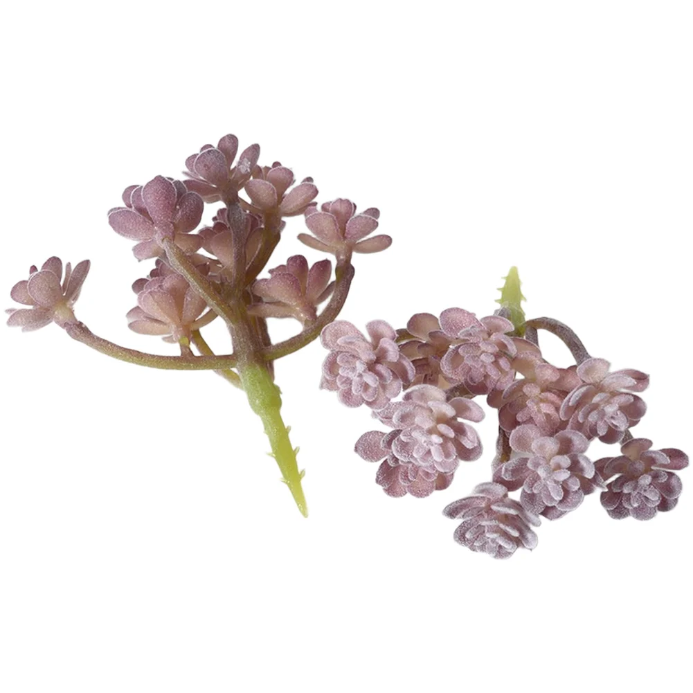 Succulent Arrangement Mini - Искусственные фиолетовые суккуленты из ПВХ с