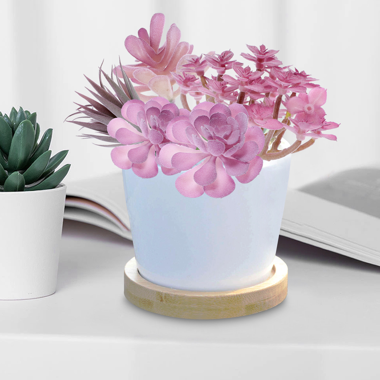 9 шт. искусственных растений д – обзор и цена Succulent Arrangement Mini
