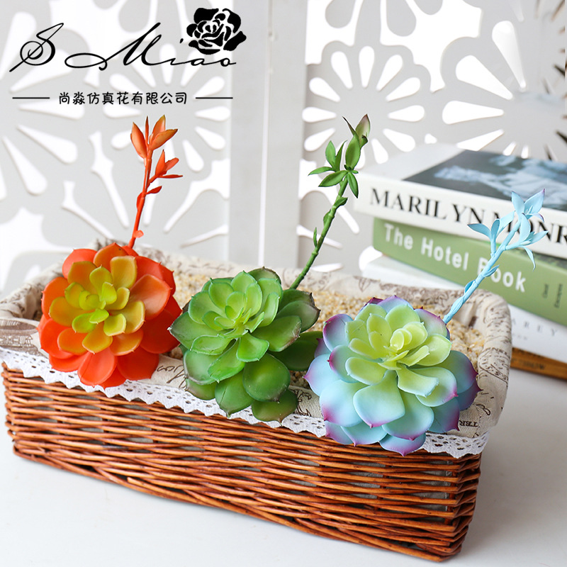 Большие искусственные суккулен – обзор и цена Succulent Arrangement Mini
